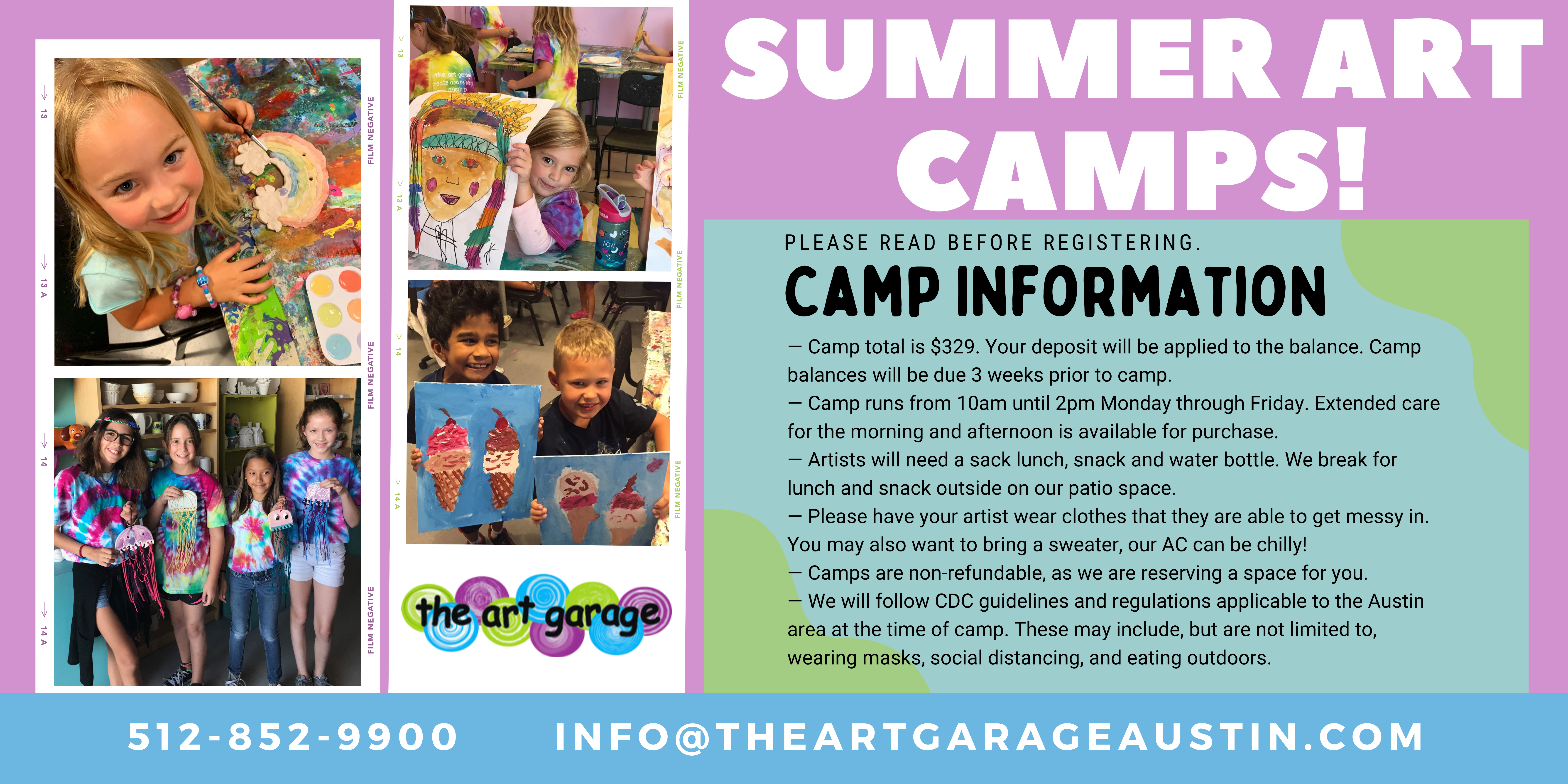 Austin Art Camps Original Fun Kid Focused The Art Garage