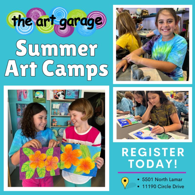 Austin Art Camps Original, Fun & Kid Focused The Art Garage