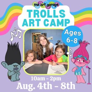 Trolls Art Camp - 2025 Art Garage Austin